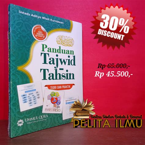 Jual Buku Panduan Tajwid Dan Tahsin Al Quran Teori Dan Praktik