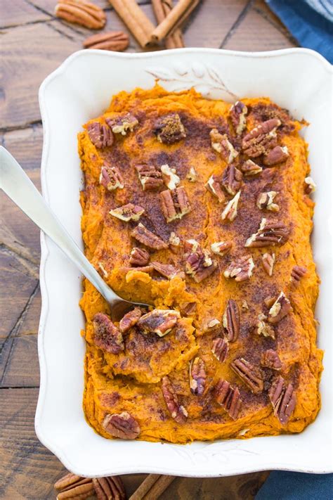 Healthy Sweet Potato Casserole Kristines Kitchen