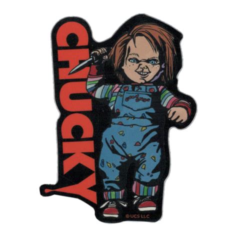 チャッキー ステッカー ナイフ チャイルド・プレイ Chucky Cp 001 ホラーテイストのステッカー