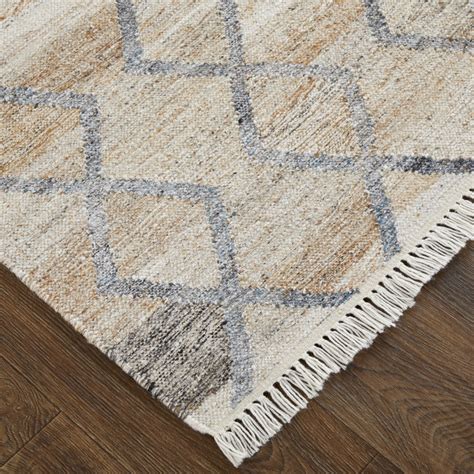 Feizy Beckett 0771F Charcoal/Tan Area Rug – Incredible Rugs and Decor