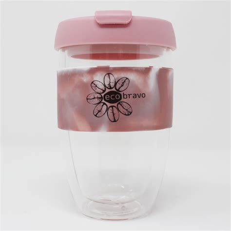 Reusable Coffee Glass Cup | Eco Bravo | Eco-Friendly