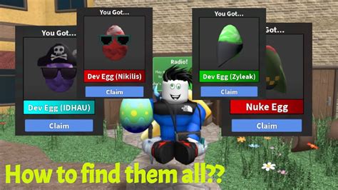 How To Collect All Rare Eggs Get Nuke Egg And More Roblox Mm2