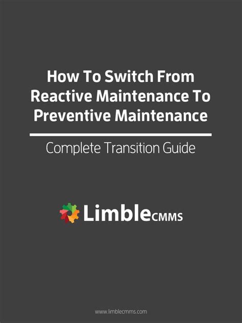 How To Switch From Reactive Maintenance To Preventive Maintenance Complete Transition Guide