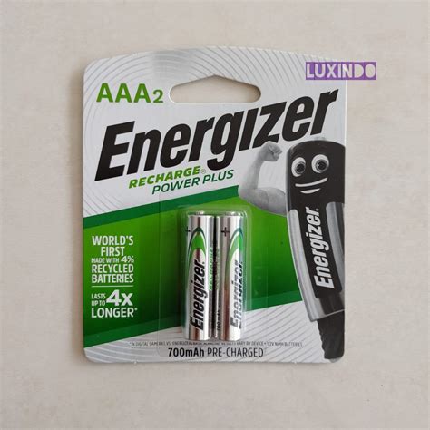 Jual Baterai Energizer Recharge Power Plus Aaa Isi Indonesia Shopee