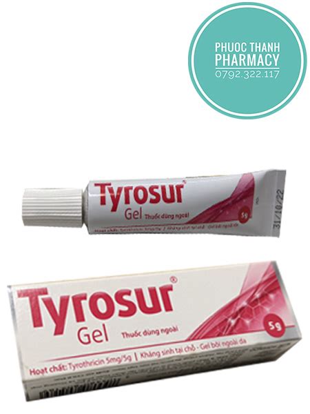 Tyrosur GEL Germany [ 5g ] - Nhà Thuốc Phước Thành - Sức Khỏe Cho Gia ...