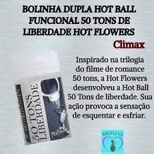 Bolinha Explosiva Hot Ball 50 Tons De Liberdade Hot Ball Hot Flowers