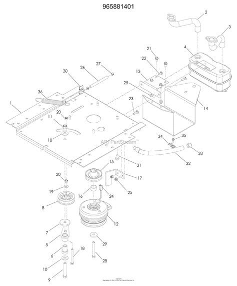 Husqvarna Rz Parts Diagram For Engine Plate