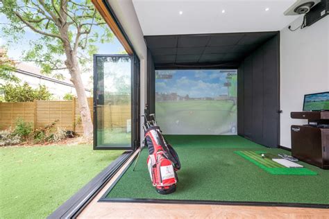 Golf Simulator Garden Room Dulwich London