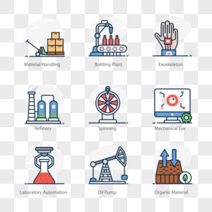 Smart Factory Automation PNG Images With Transparent Background Free