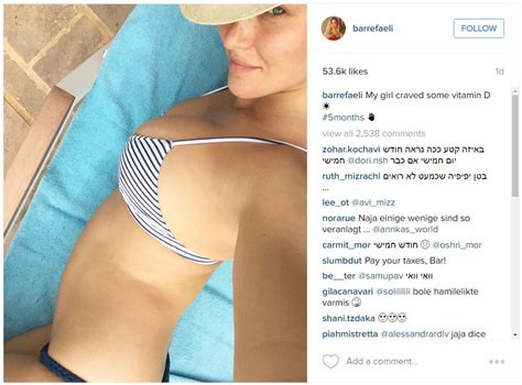 Supermodel Bar Refaeli Looks Great In A Bikini Even When She S Five