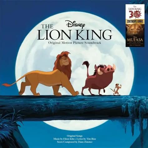 The Lion King 30th Anniversary Edition Zoetrope Vinyl Picture Disc