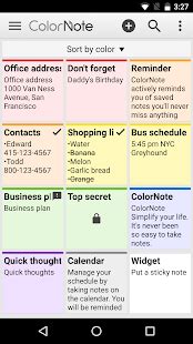ColorNote Bloc De Notas Notas Aplicaciones De Android En Google Play