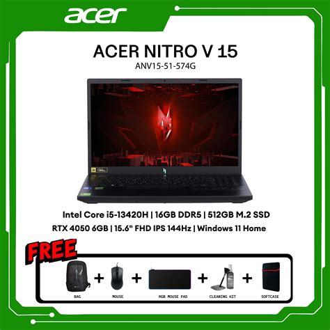 Notebook Acer Nitro V Anv G By Comcom Lazada Co Th