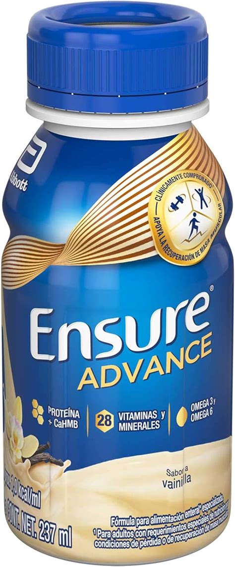 Ensure Advance Vainilla Fresa Caja Con 12 Botellas De 237 Ml 10