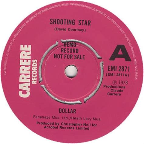 Dollar Shooting Star Uk Promo 7 Vinyl Single 7 Inch Record 45 195293