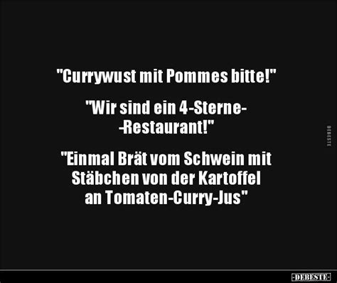 Essen Lustig Witzig Bild Bilder Spruch Spr Che Kram Currywurst Im