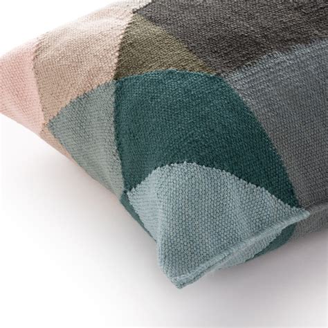 Cojín Diamond Nude Petrol cuadrado GAN