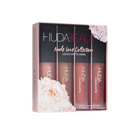 Set Rujuri Lichide Mate Nude Love Collection Huda Beauty Emag Ro