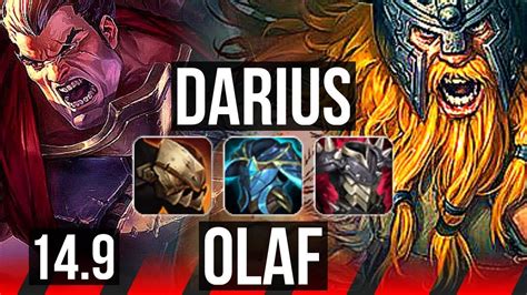 Darius Vs Olaf Top Solo Kills Comeback Dominating Tr