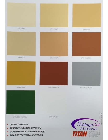 Titan F 4 Pintura Acrílica Mate Titanlux Pinturas Málaga Sol