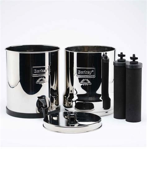 Imperial Berkey Set Waterfilter 17l Inclusief 2x Black Berkey Elementen Rvs Kraantje