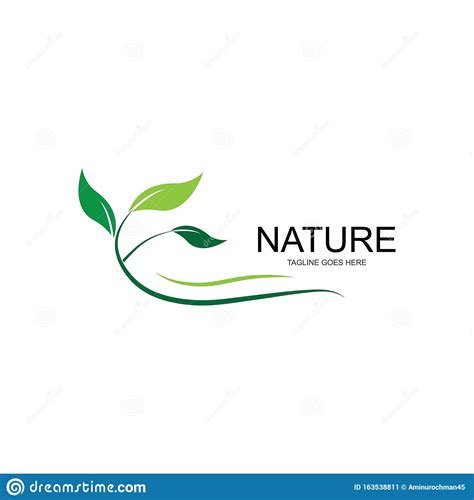 Logos Of Green Leaf Ecology Nature Element Vector Icon Stock Vector