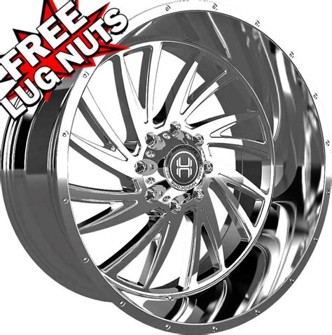 Inch X Hardcore Offroad Hc Chrome Wheels Rims X Ebay