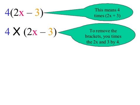 Expand brackets 1 