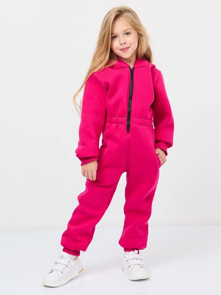 Комбинезон с начесом unisex, Девочки, Мальчики, размер 38, материал ...