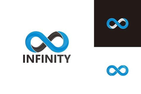 Vetor De Design De Modelo De Logotipo Infinito Emblema Conceito De