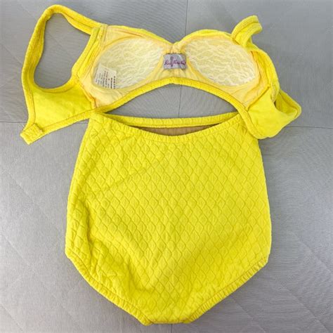 Rose Marie Reid Bright Yellow Bikini 1960s XS Gem
