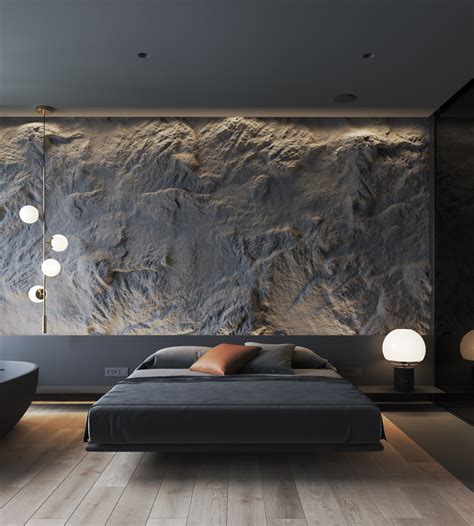 stone feature wall | Interior Design Ideas