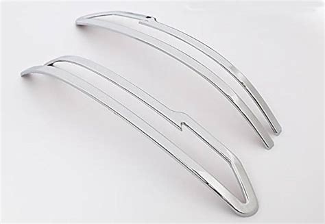 Yingchi Pcs Car Chrome Rearview Side Mirror Cover Trim Strip For