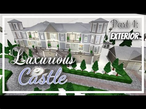 Roblox Bloxburg Castle Build Blueprint