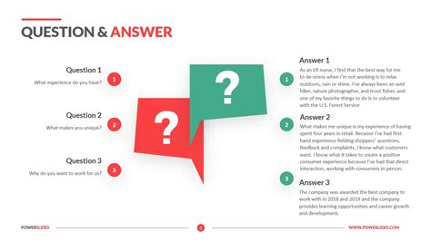 Question And Answer Template Premium Designs Download