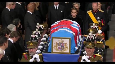 Funeral Of The Former Grand Duke Jean Of Luxembourg Youtube