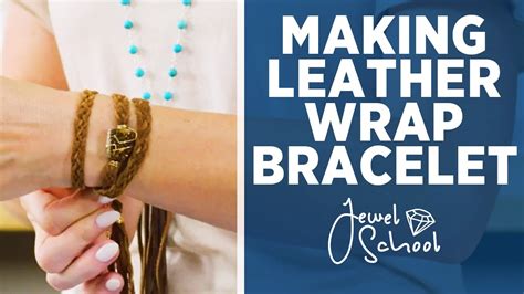 How To Make A Leather Wrap Bracelet Jewelry 101 Youtube