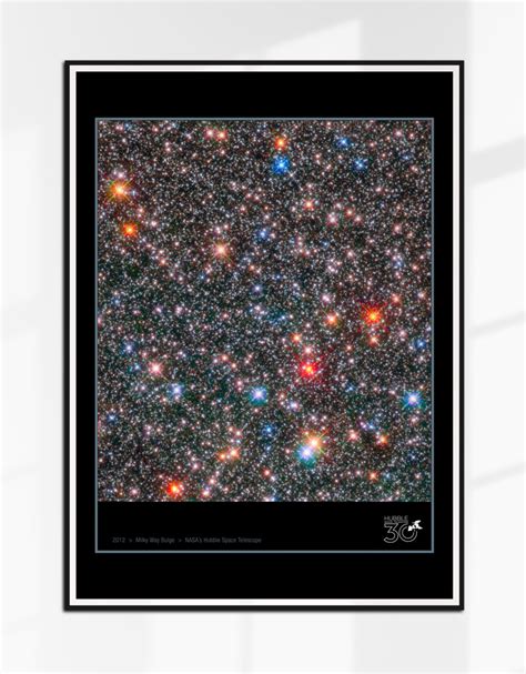 Plakat Kosmos Droga Mleczna Milky Way Galaktyka Teleskop Hubble A Hst