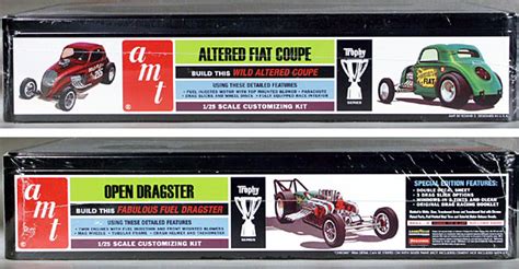 Amt Double Dragster Fiat Altered And Dragster Special Issue In