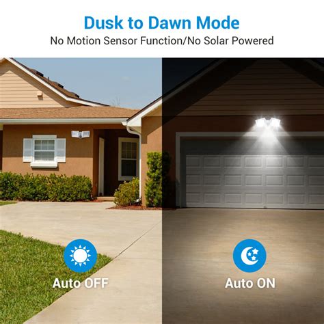 Watt Led Dusk To Dawn Outdoor Security Flood Light With Motion