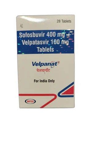 Velpanat Sofosbuvir 400 Mg Velpatasvir 100mg At Rs 4500 Bottle New