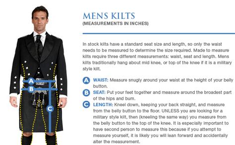 Measuring Guide | Scotland Kilt Co US