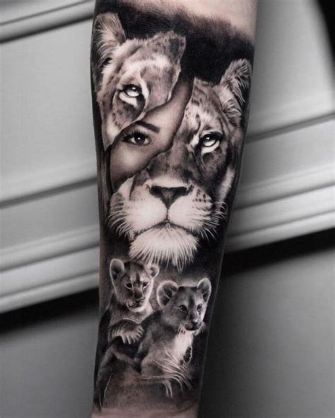 eye catching lion tattoos thatll      inked
