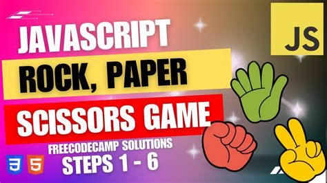 Building A Rock Paper Scissors Game Javascript Steps 1 6