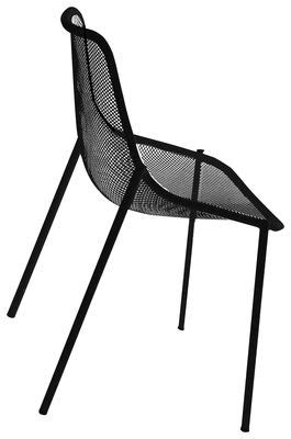 Chaise Empilable Round Emu Noir Made In Design