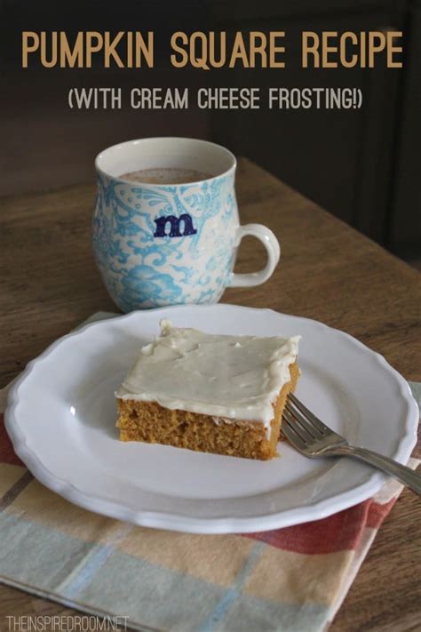 Pumpkin Squares with Cream Cheese Frosting Recipe {The BEST!} - The ...