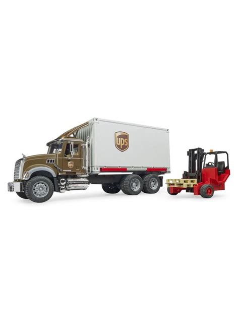 Брудер Фургон MACK UPS с погрузчиком Bruder 02828 купить в Минске