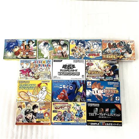 【やや傷や汚れあり】計13点 ゲームボーイアドバンス ソフト まとめ売り Gba 探偵学園q ゼロツアーズ テーブルゲームコレクション