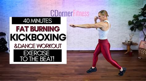 40 Min Fat Burning Kickboxing Dance Workout Great Music Exercise To