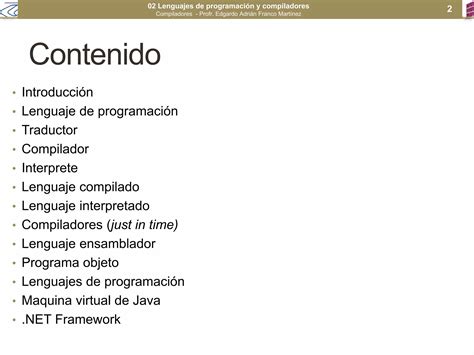 Lenguajes De Programacion Y Compiladores Pdf